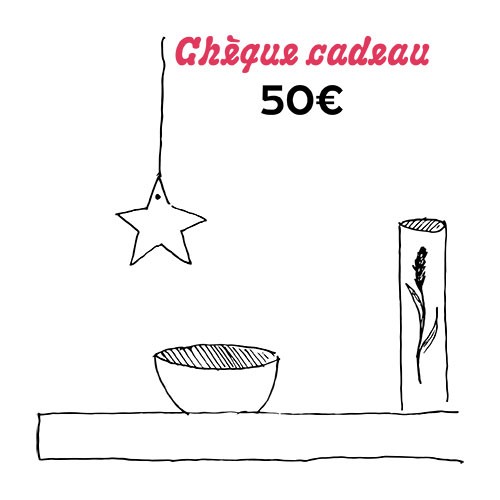 Chèque cadeau 50€